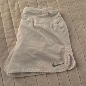 Nike Women's White Sports Shorts